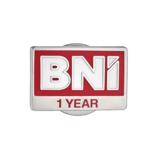 1 Year of Service Pin (Magnetic) (Pack of 10)
