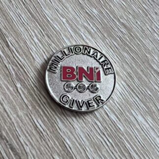 Millionaire Giver 3 Stone Pins (Magnetic) (Pack Of 10)